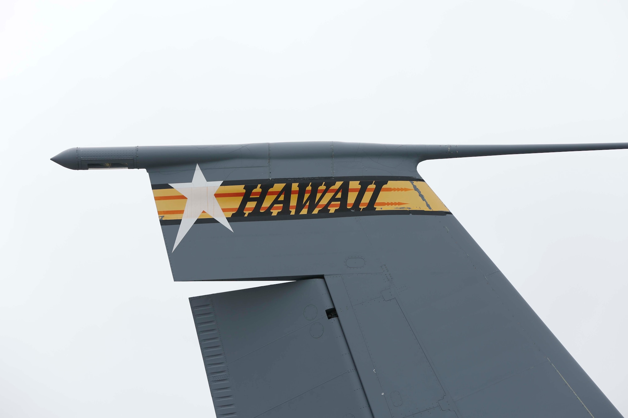 The Boeing KC-135R Stratotanker, serial number 60-0329, arrived at the National Museum of the U.S. Air Force on April 30, 2022.