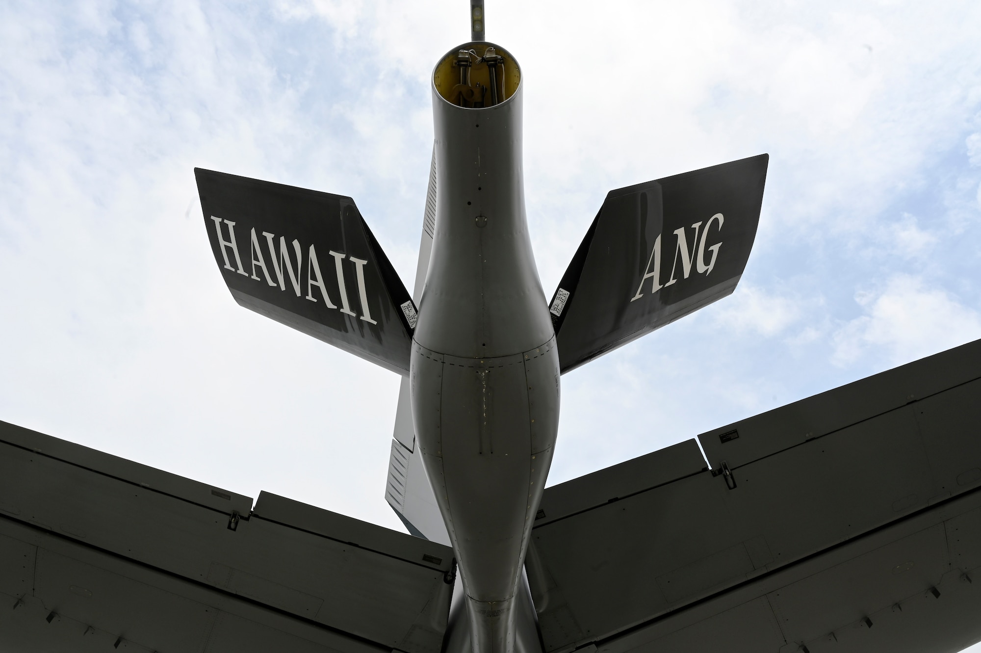 The Boeing KC-135R Stratotanker, serial number 60-0329, arrived at the National Museum of the U.S. Air Force on April 30, 2022.