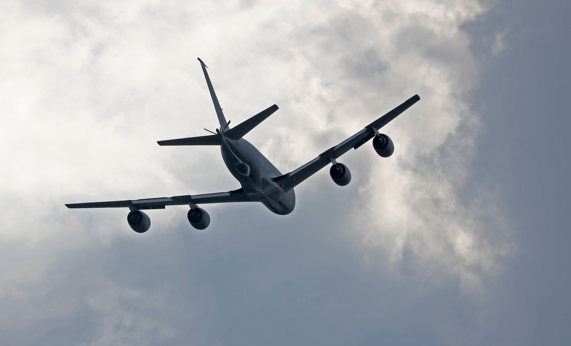 The Boeing KC-135R Stratotanker, serial number 60-0329, arrived at the National Museum of the U.S. Air Force on April 30, 2022.