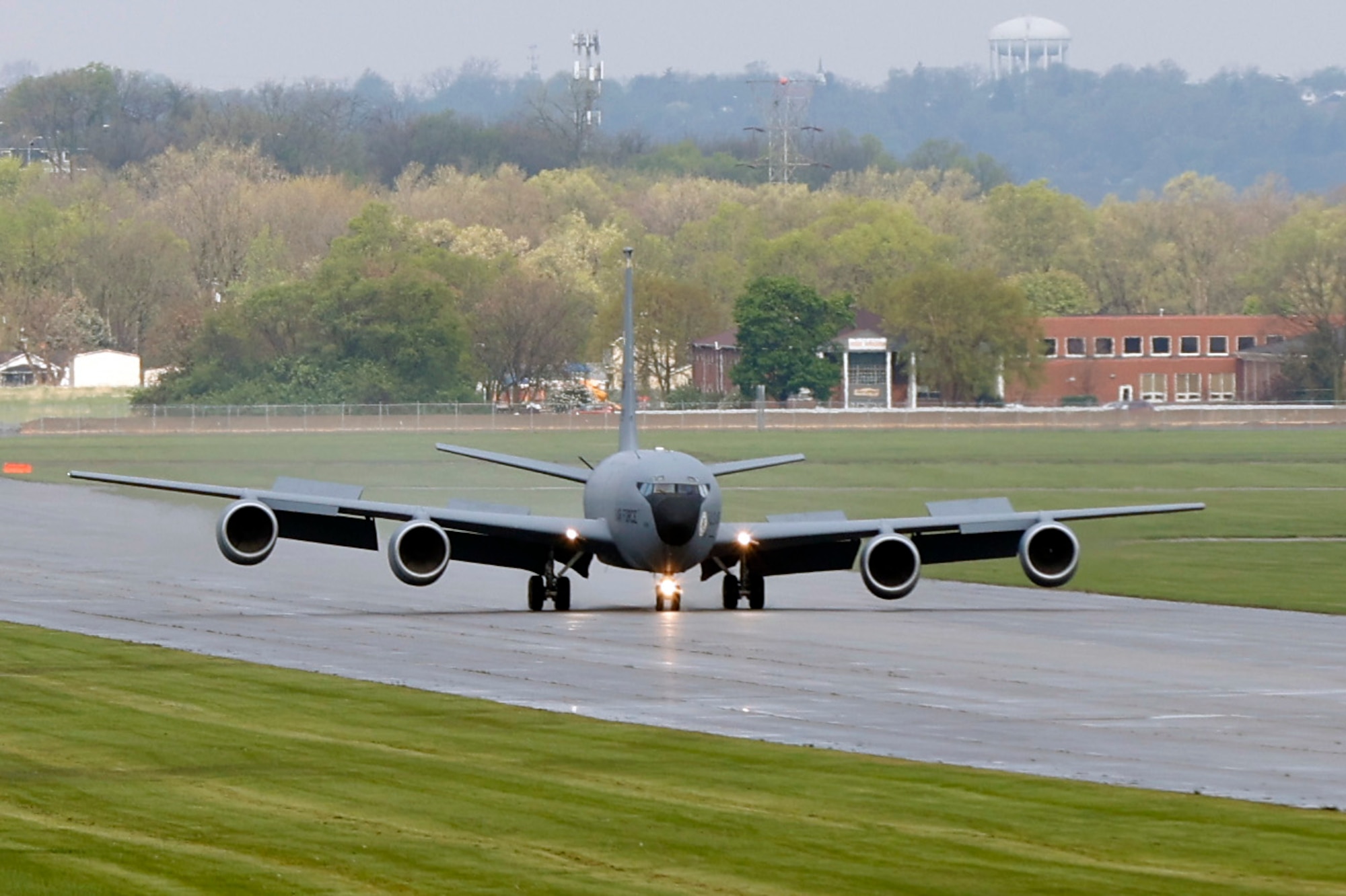 The Boeing KC-135R Stratotanker, serial number 60-0329, arrived at the National Museum of the U.S. Air Force on April 30, 2022.