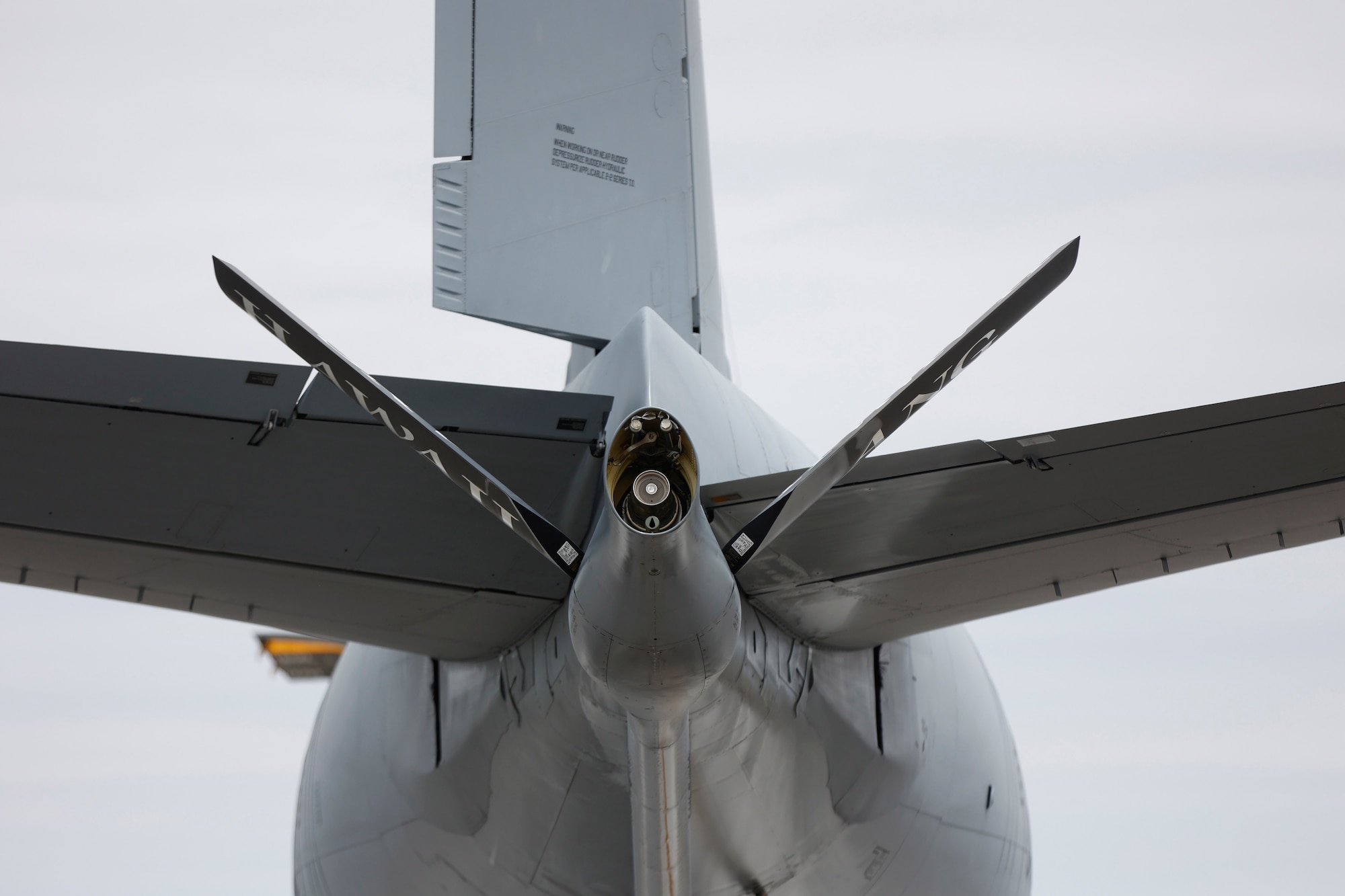 The Boeing KC-135R Stratotanker, serial number 60-0329, arrived at the National Museum of the U.S. Air Force on April 30, 2022.