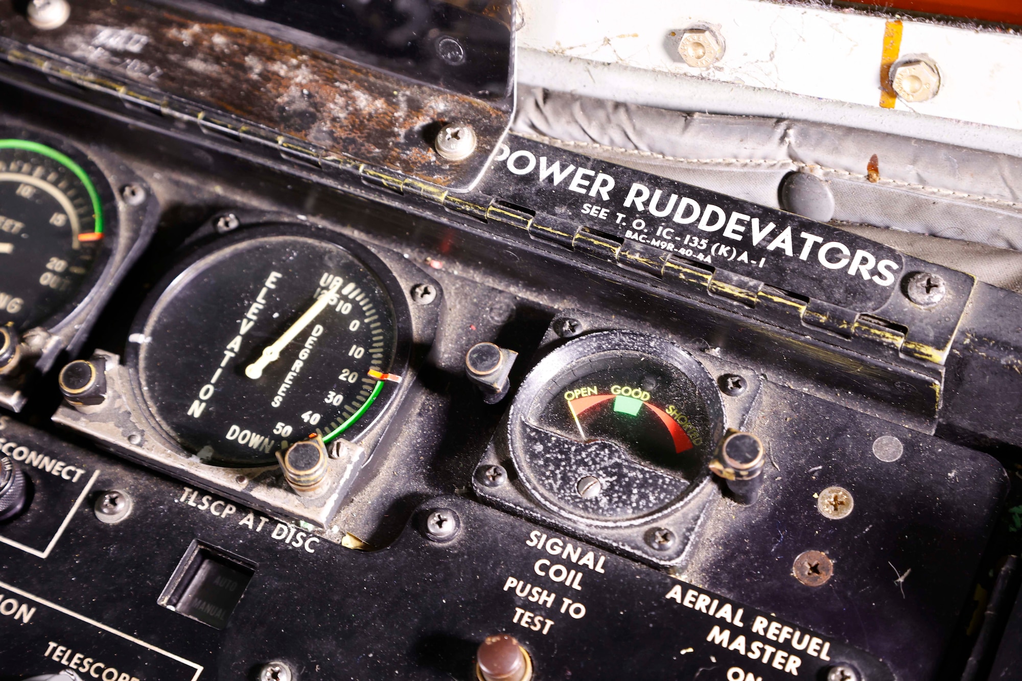 Interior view of the Boeing KC-135R Stratotanker, serial number 60-0329, which arrived at the National Museum of the U.S. Air Force on April 30, 2022.