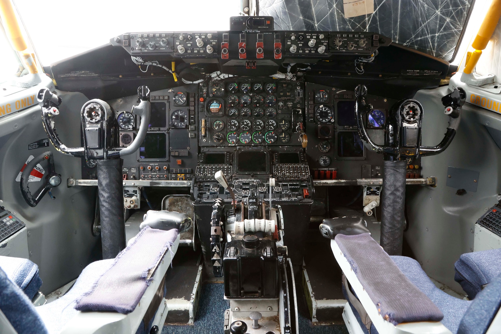 Interior view of the Boeing KC-135R Stratotanker, serial number 60-0329, which arrived at the National Museum of the U.S. Air Force on April 30, 2022.