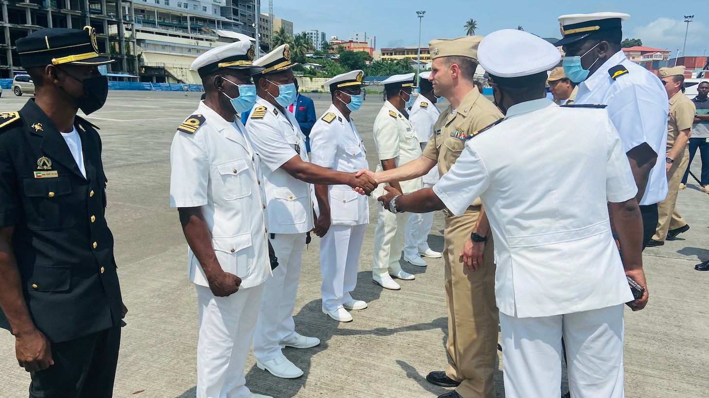 USNS Trenton T EPF 5 Arrives In Malabo Equatorial Guinea United 