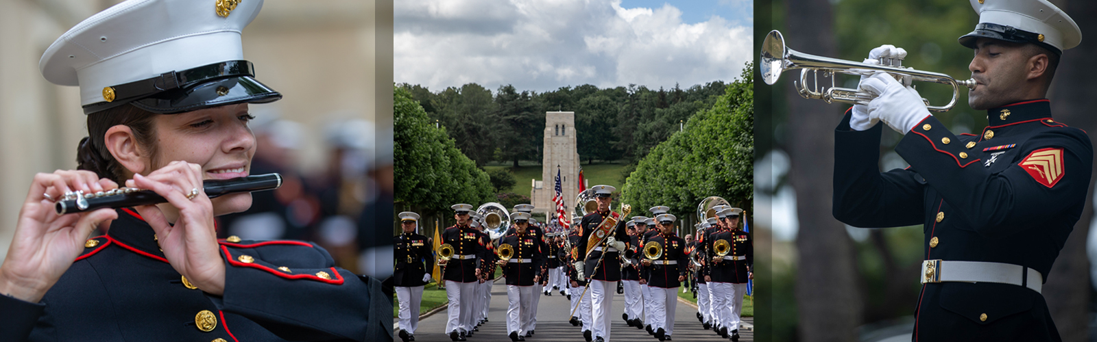 Fleet Marine Band Program Graphic of Musicians