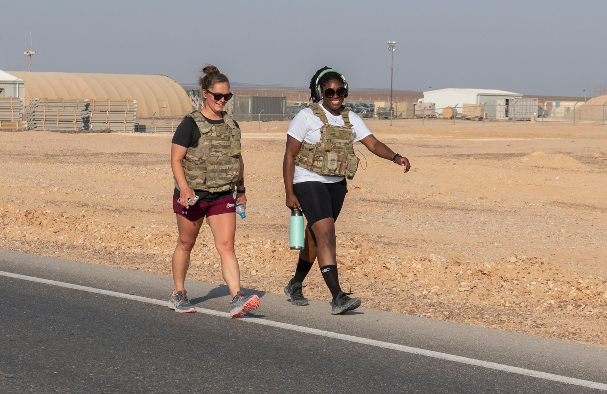 “The Red Tail Defenders Association launched a 31 mile ruck to commemorate the fallen warriors from that mission” says Staff Sergeant Beatriz Munoz, 332d Security Forces Squadron, Combined Defense Operation Center Controller, who participated in the ruck. The ruck started Sunday, Aug 7th, 2022 at 0630 at the passenger terminal. The intention was to ruck 6.2 miles Sunday through the following Thursday. Participants were highly encouraged to wear additional weight on their bodies as those that were lost were in combat battle gear. Every morning, before each ruck, volunteers started by reading the backstory of six individuals killed during the mission and proceeded to ruck.