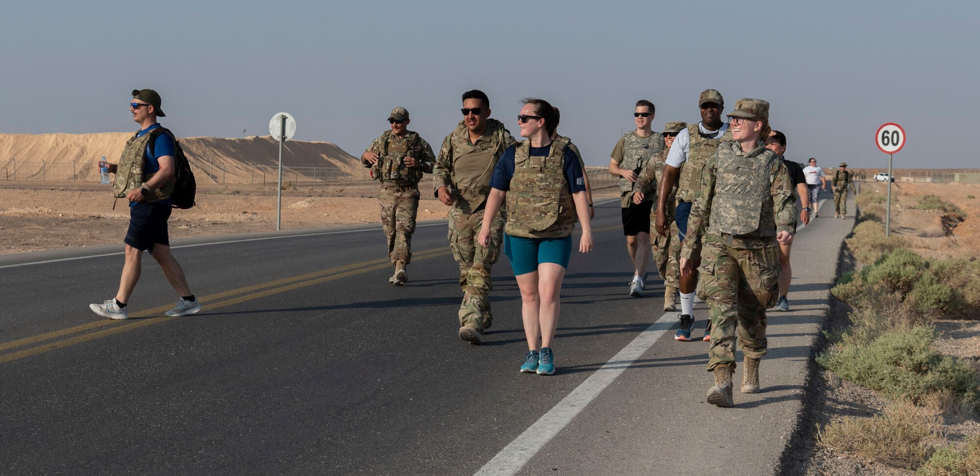 “The Red Tail Defenders Association launched a 31 mile ruck to commemorate the fallen warriors from that mission” says Staff Sergeant Beatriz Munoz, 332d Security Forces Squadron, Combined Defense Operation Center Controller, who participated in the ruck. The ruck started Sunday, Aug 7th, 2022 at 0630 at the passenger terminal. The intention was to ruck 6.2 miles Sunday through the following Thursday. Participants were highly encouraged to wear additional weight on their bodies as those that were lost were in combat battle gear. Every morning, before each ruck, volunteers started by reading the backstory of six individuals killed during the mission and proceeded to ruck.