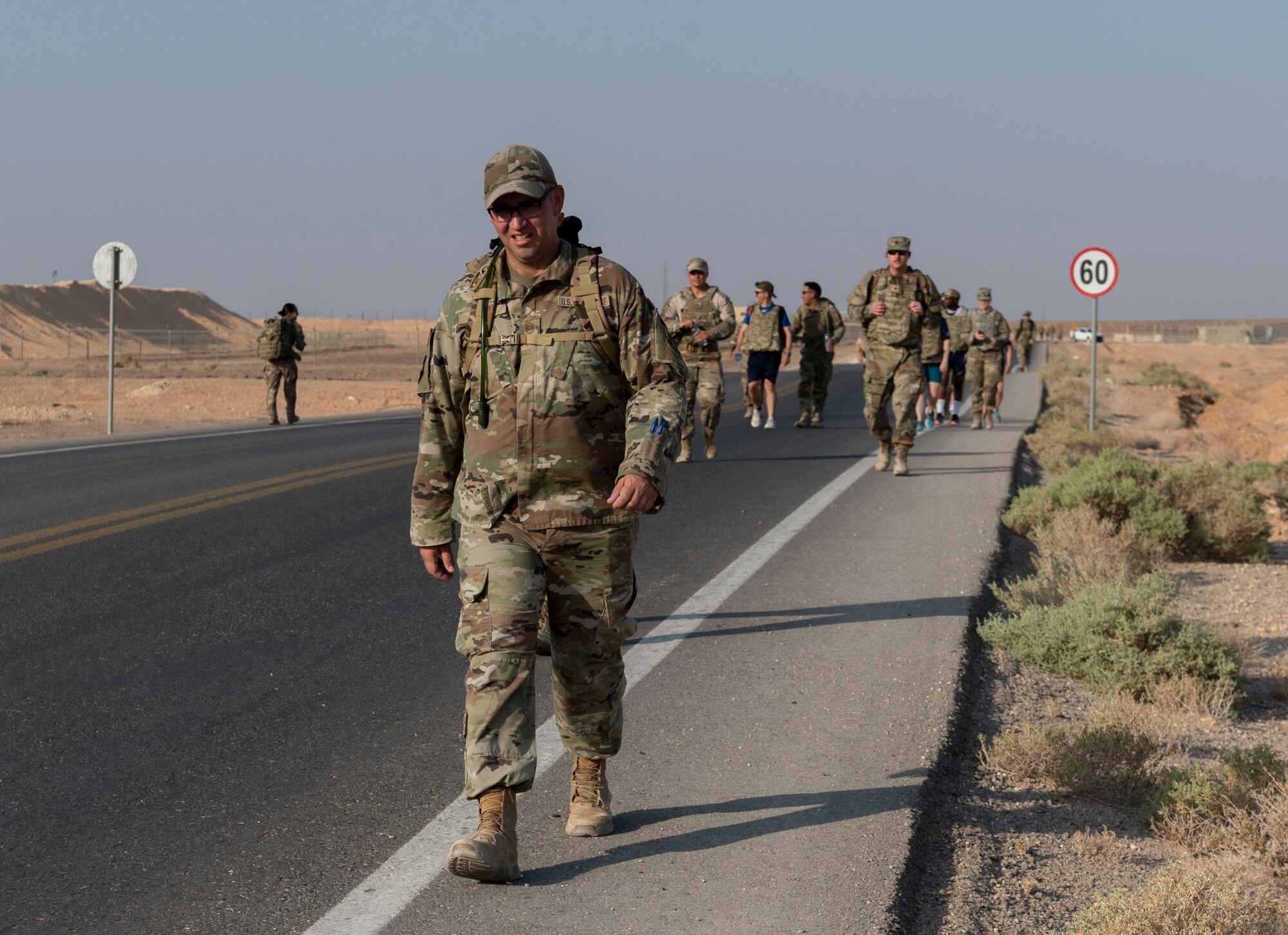“The Red Tail Defenders Association launched a 31 mile ruck to commemorate the fallen warriors from that mission” says Staff Sergeant Beatriz Munoz, 332d Security Forces Squadron, Combined Defense Operation Center Controller, who participated in the ruck. The ruck started Sunday, Aug 7th, 2022 at 0630 at the passenger terminal. The intention was to ruck 6.2 miles Sunday through the following Thursday. Participants were highly encouraged to wear additional weight on their bodies as those that were lost were in combat battle gear. Every morning, before each ruck, volunteers started by reading the backstory of six individuals killed during the mission and proceeded to ruck.