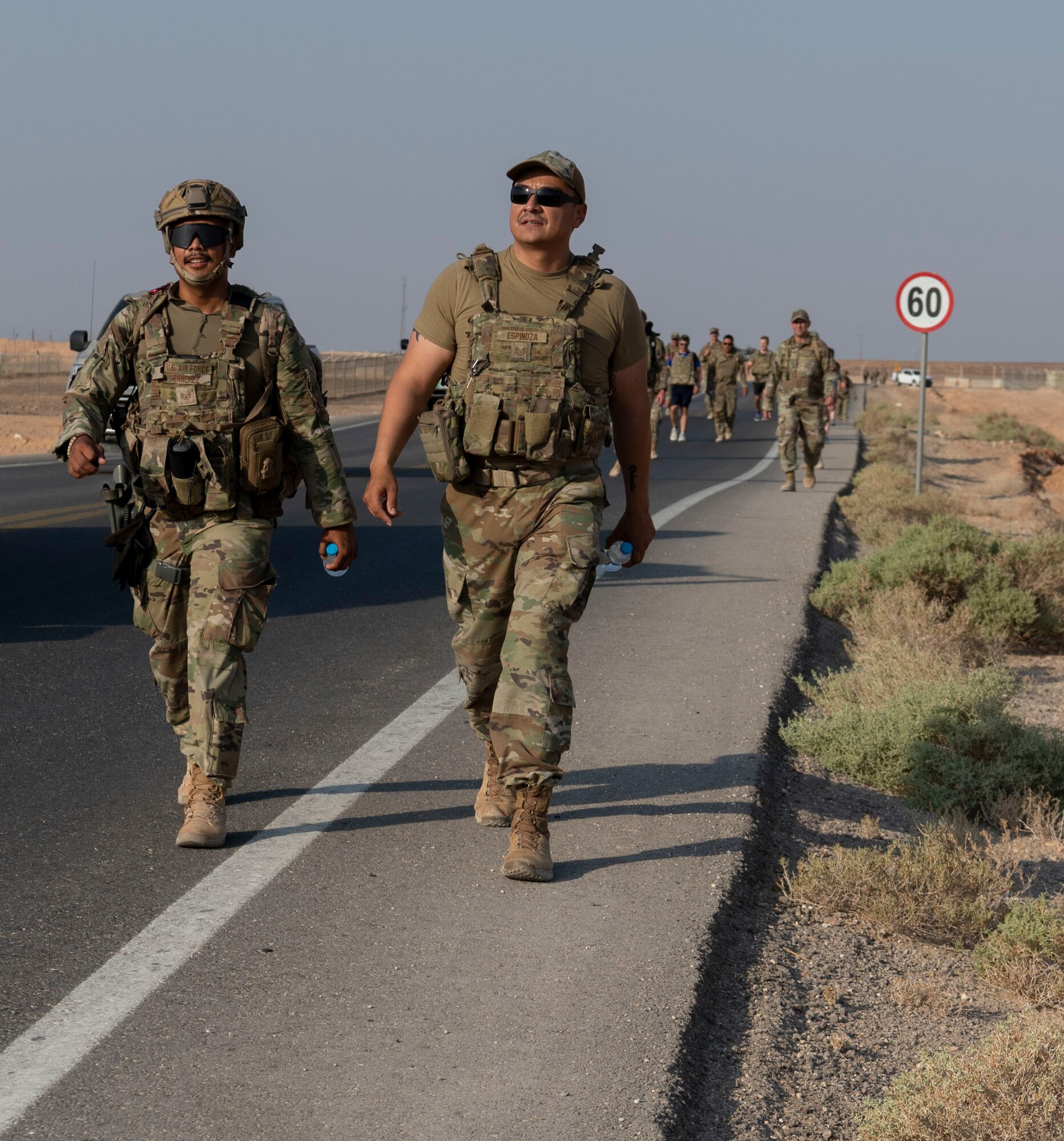 “The Red Tail Defenders Association launched a 31 mile ruck to commemorate the fallen warriors from that mission” says Staff Sergeant Beatriz Munoz, 332d Security Forces Squadron, Combined Defense Operation Center Controller, who participated in the ruck. The ruck started Sunday, Aug 7th, 2022 at 0630 at the passenger terminal. The intention was to ruck 6.2 miles Sunday through the following Thursday. Participants were highly encouraged to wear additional weight on their bodies as those that were lost were in combat battle gear. Every morning, before each ruck, volunteers started by reading the backstory of six individuals killed during the mission and proceeded to ruck.
