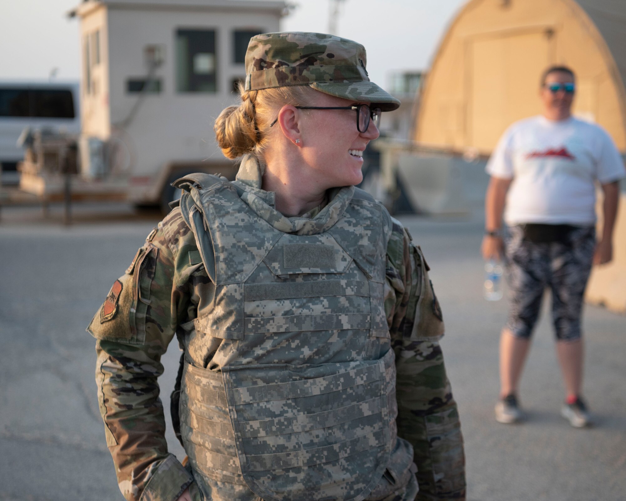 “The Red Tail Defenders Association launched a 31 mile ruck to commemorate the fallen warriors from that mission” says Staff Sergeant Beatriz Munoz, 332d Security Forces Squadron, Combined Defense Operation Center Controller, who participated in the ruck. The ruck started Sunday, Aug 7th, 2022 at 0630 at the passenger terminal. The intention was to ruck 6.2 miles Sunday through the following Thursday. Participants were highly encouraged to wear additional weight on their bodies as those that were lost were in combat battle gear. Every morning, before each ruck, volunteers started by reading the backstory of six individuals killed during the mission and proceeded to ruck.