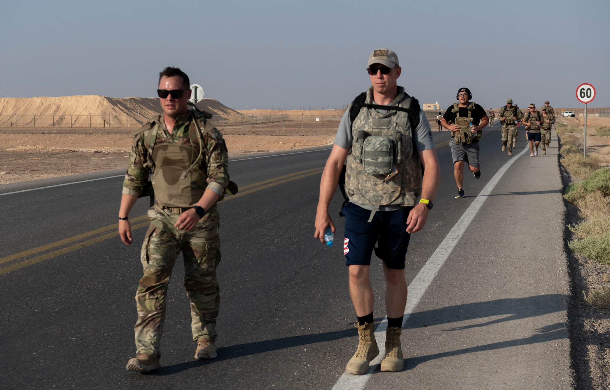 “The Red Tail Defenders Association launched a 31 mile ruck to commemorate the fallen warriors from that mission” says Staff Sergeant Beatriz Munoz, 332d Security Forces Squadron, Combined Defense Operation Center Controller, who participated in the ruck. The ruck started Sunday, Aug 7th, 2022 at 0630 at the passenger terminal. The intention was to ruck 6.2 miles Sunday through the following Thursday. Participants were highly encouraged to wear additional weight on their bodies as those that were lost were in combat battle gear. Every morning, before each ruck, volunteers started by reading the backstory of six individuals killed during the mission and proceeded to ruck.