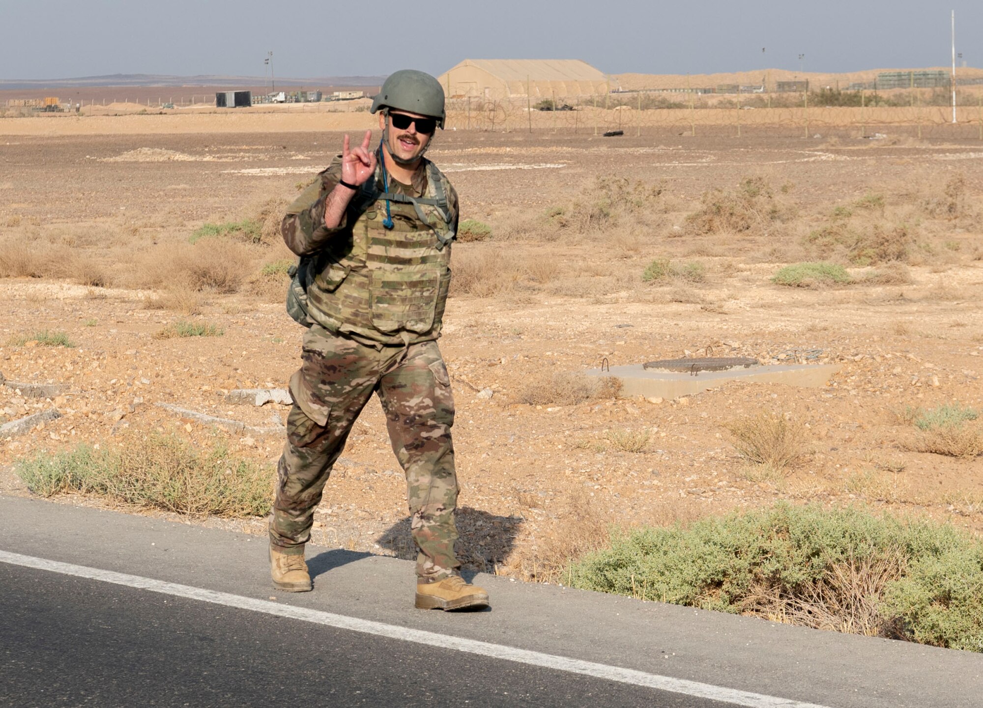 “The Red Tail Defenders Association launched a 31 mile ruck to commemorate the fallen warriors from that mission” says Staff Sergeant Beatriz Munoz, 332d Security Forces Squadron, Combined Defense Operation Center Controller, who participated in the ruck. The ruck started Sunday, Aug 7th, 2022 at 0630 at the passenger terminal. The intention was to ruck 6.2 miles Sunday through the following Thursday. Participants were highly encouraged to wear additional weight on their bodies as those that were lost were in combat battle gear. Every morning, before each ruck, volunteers started by reading the backstory of six individuals killed during the mission and proceeded to ruck.