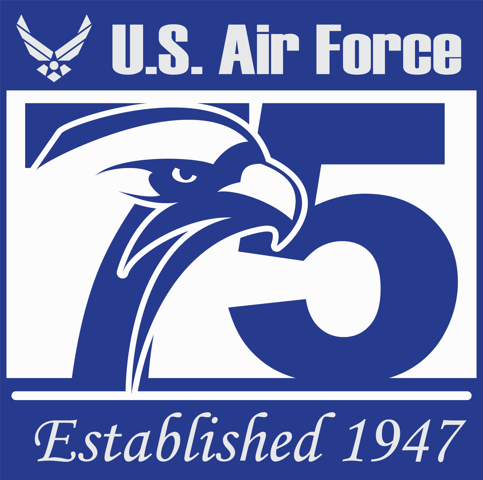 U.S. Air Force graphic 75th anniversary