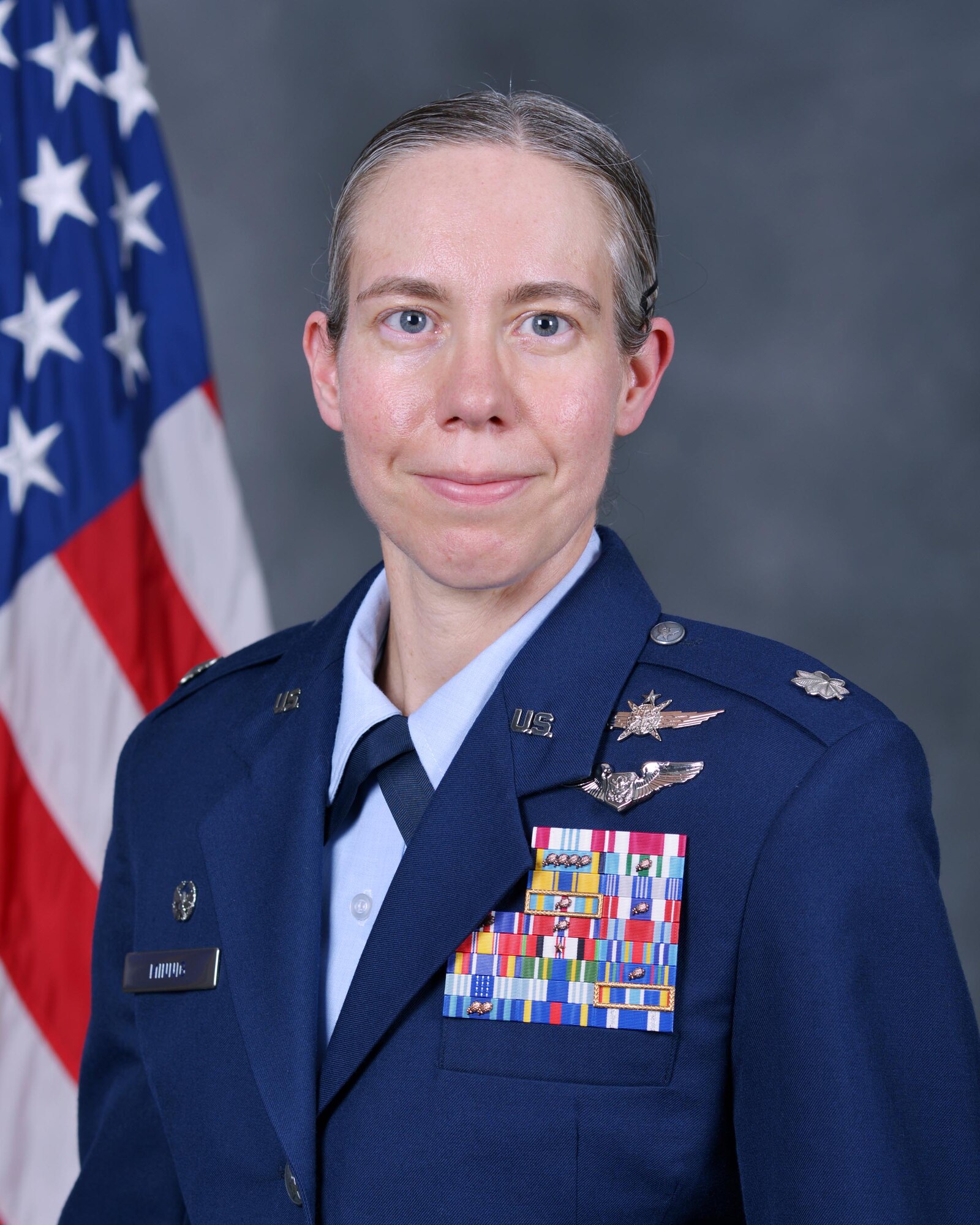 Official photo of Lt Col Minnig