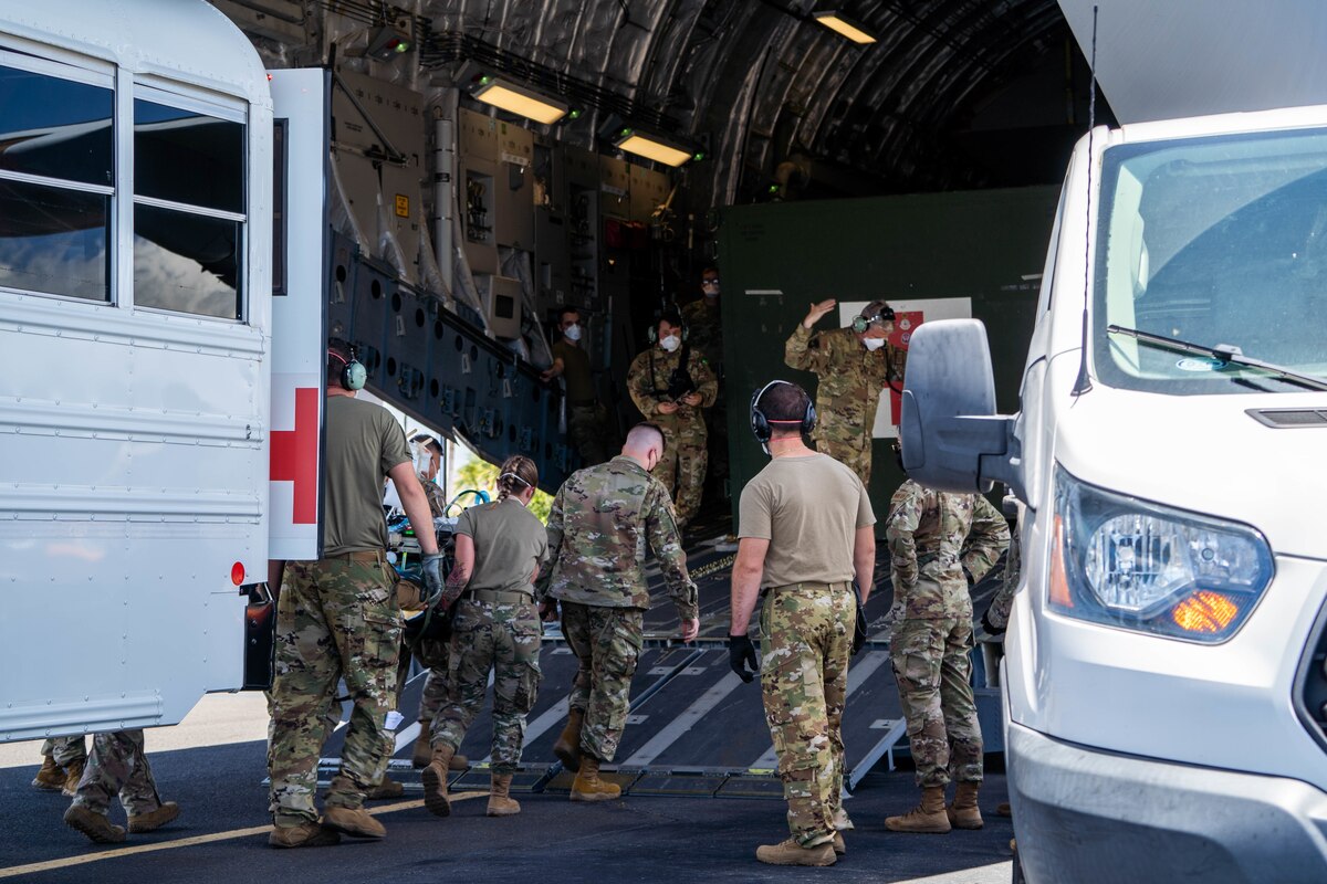 Image of Airmen training.
