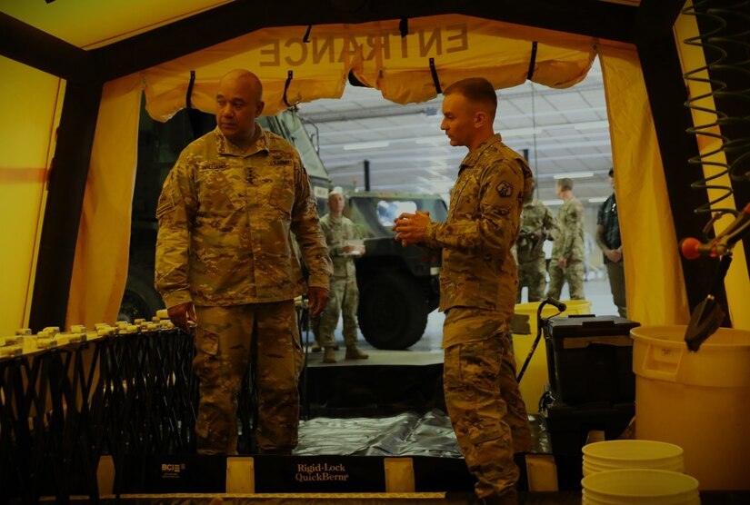 U.S. Army Europe and Africa commander tours 773rd Civil Support Team equipment