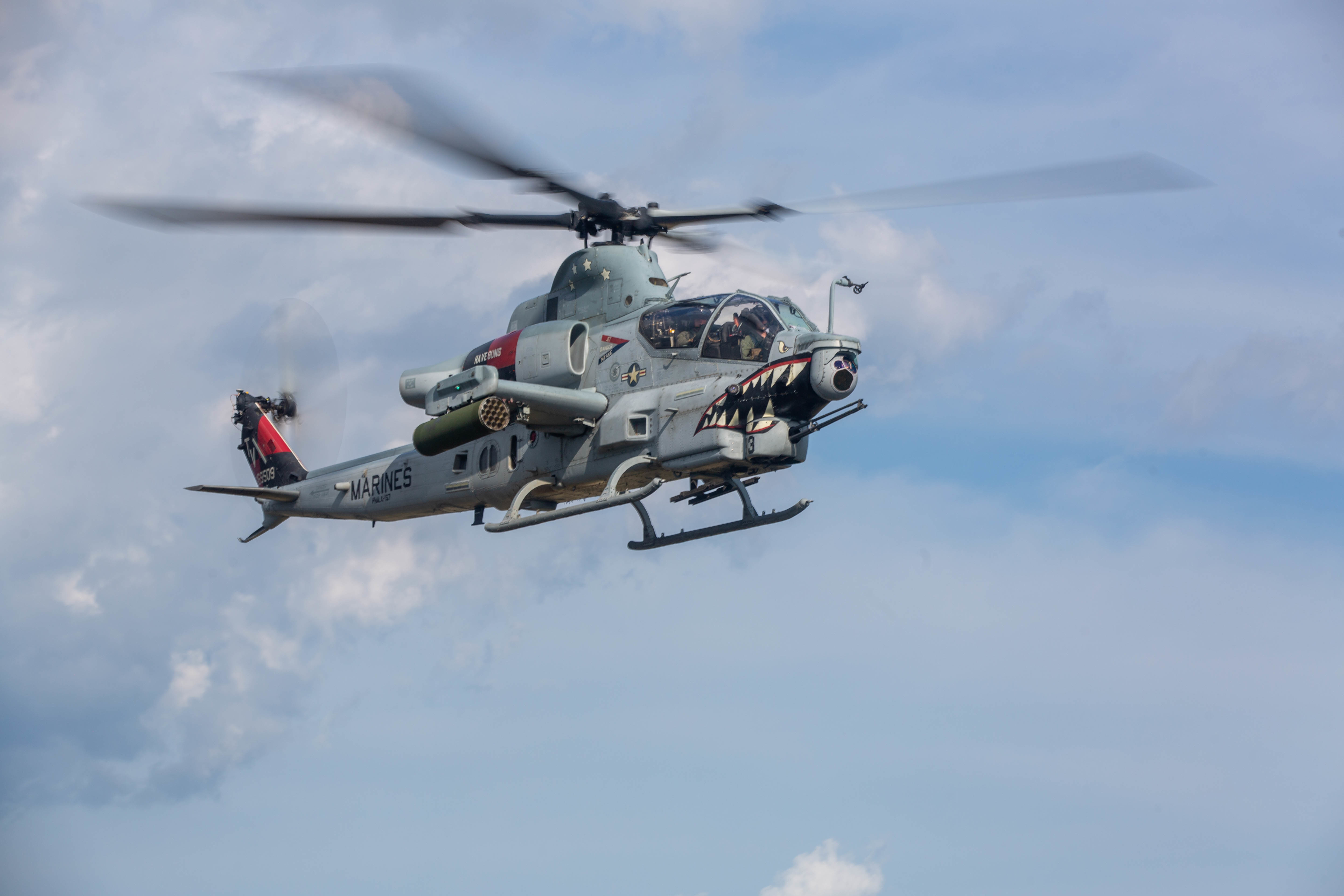 Marines with Marine Light Attack Helicopter Squadron (HMLA Marines with Marine Light Attack Helicopter Squadron (HMLA