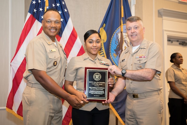 Navy Presents 2022 Capt. Pleasure Brilliant Hancock and Grasp Chief ...