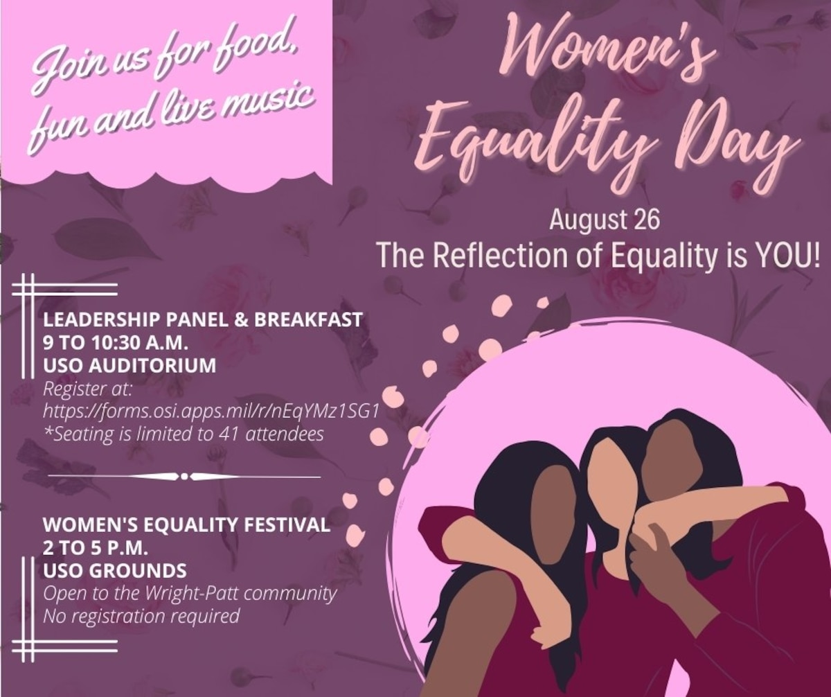 Women's Equality Day event graphic