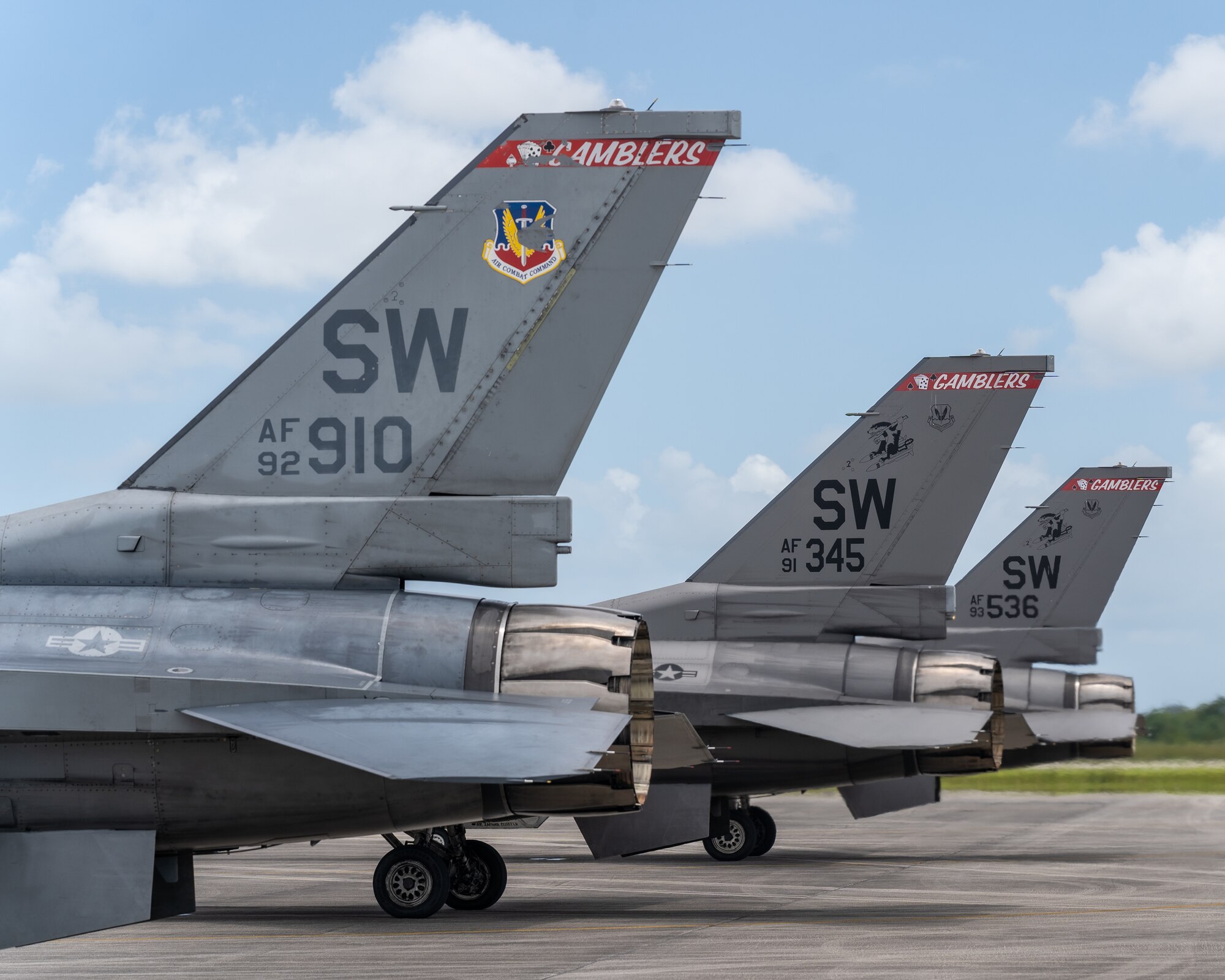 Photo of F-16 Fighting Falcons from Shaw Air Force Base