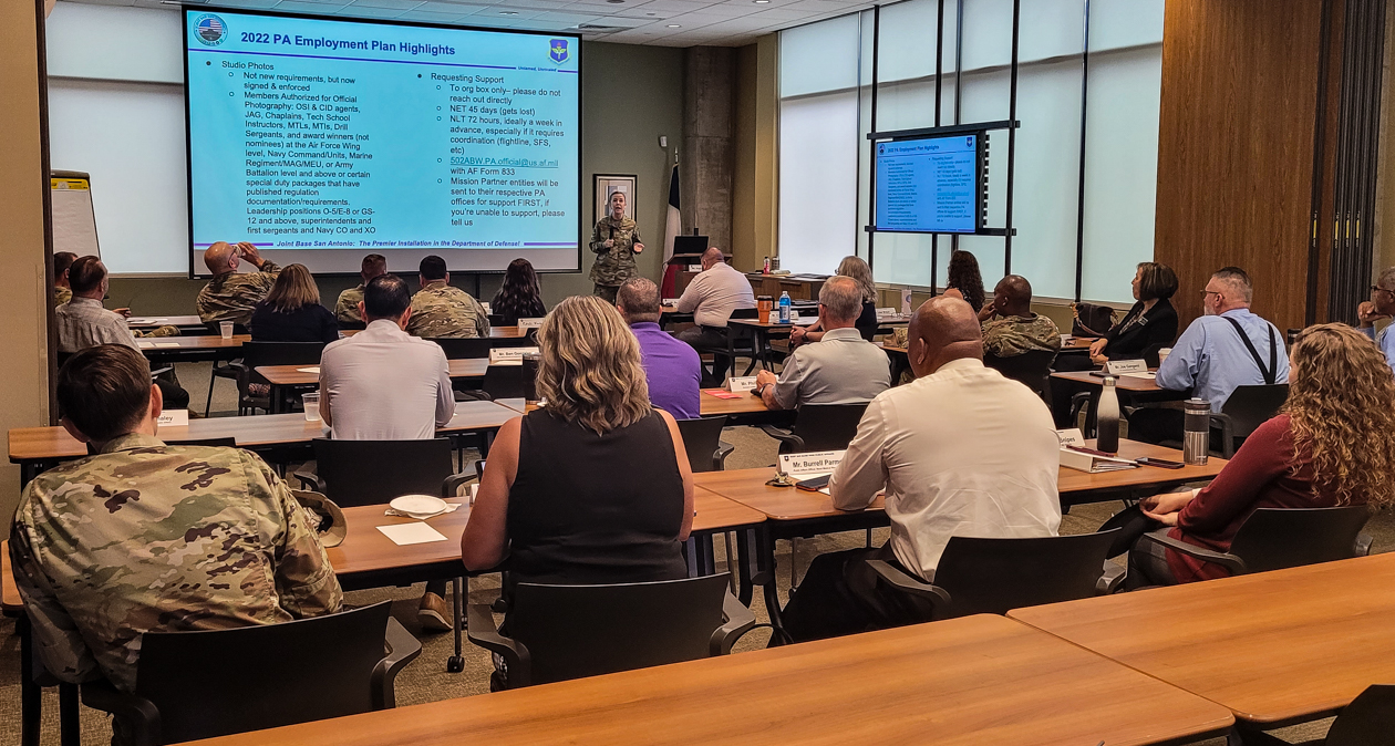 Military public affairs officers lay foundation for partnerships