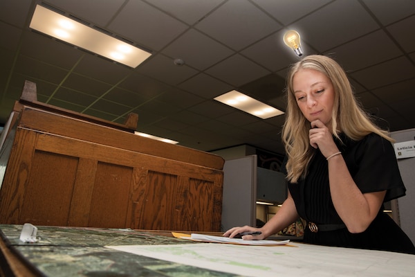 Kelsey Ciarrocca, a cartographer with the U.S. Army Corps of Engineers (USACE) Galveston District's Real Estate Division, was recently named USACE’s “Innovator of the Year” for her pioneering work with real-time data and Smartsheet—a cloud-based program. 

In a nutshell, she took large amounts of data, which would normally take days to process, and made it digestible for USACE and other entities to better work together. On top of that, Ciarrocca made the information accessible within fractions of a second.