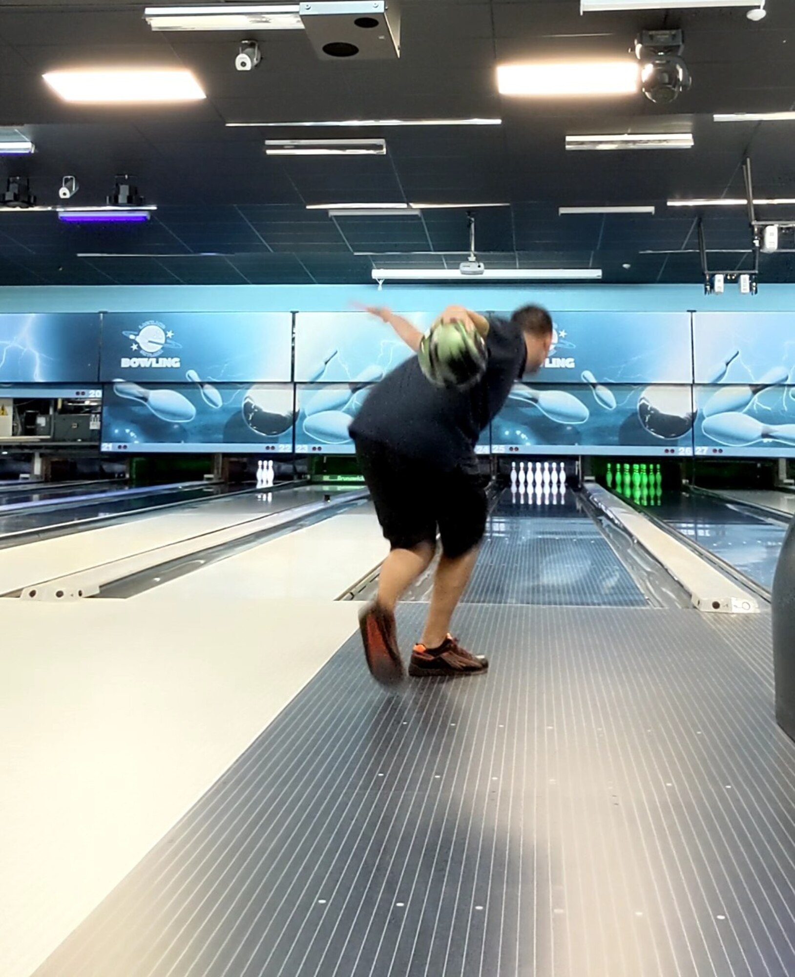 In 2022, Master Sgt. Andrew Davis takes time to practice work/life harmony by enjoying one of favorite hobbies, bowling.