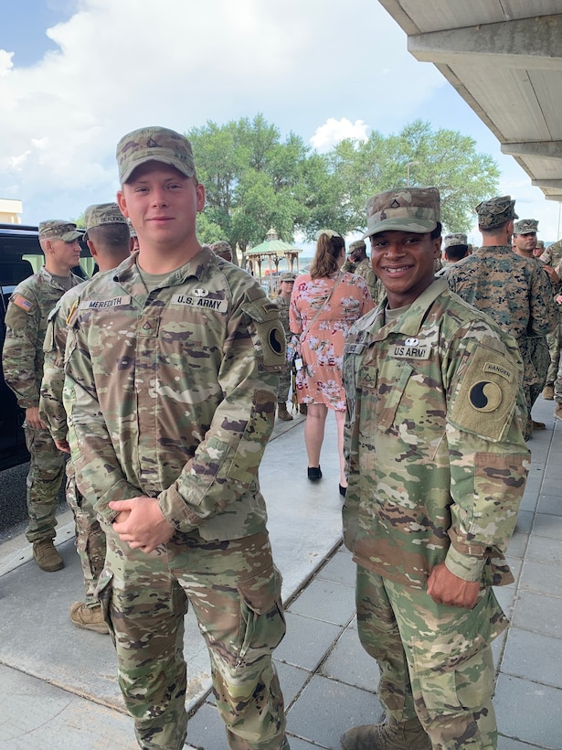 Hines arrived at his unit Ranger and Airborne qualified thanks to the Ranger Training Leadership Initiative (RTLI) program, a program in which only National Guard Soldiers qualify for.