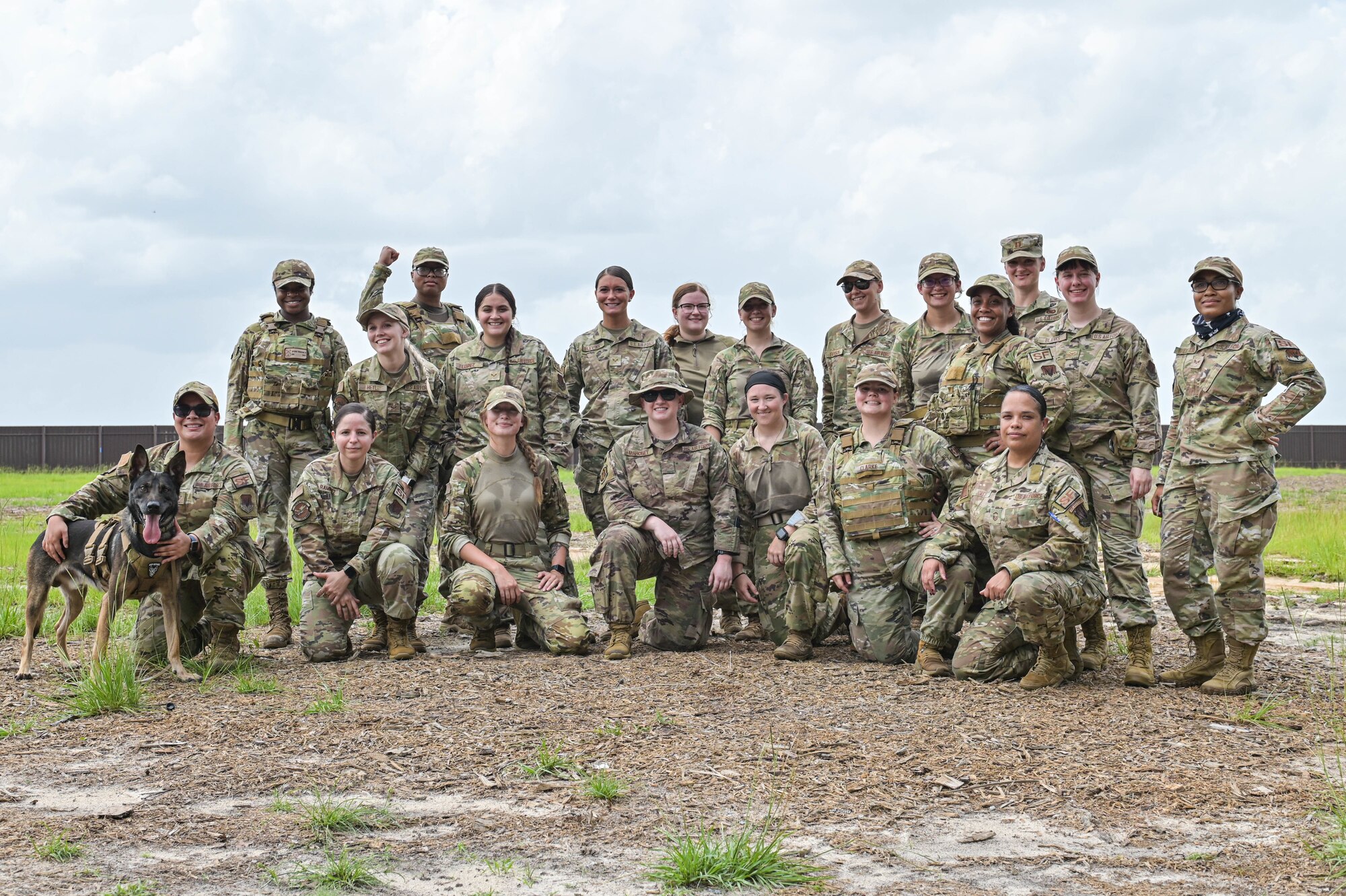 Photo of Airmen posing