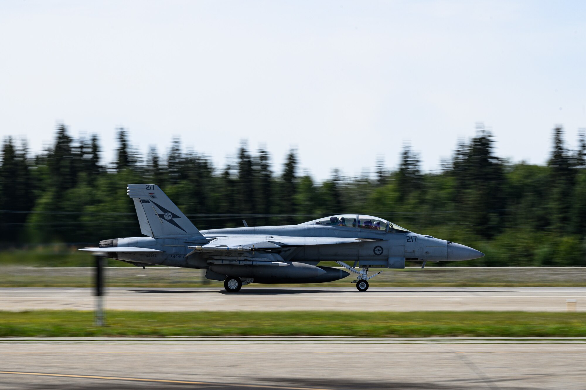 RAAF Super Hornets take off during RF-A 22-3