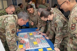 Maxwell AFB, Ala. - Maxwell Gunter personnel participate in KingFish Ace events, Game Day Bldg 1143, Lg Conf Rm Aug 5, 2022.(U. S. Air Force photo by Darius Hutton)