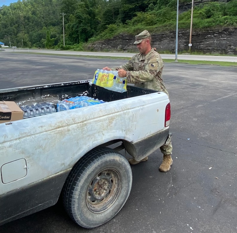 He was in charge of the POD for Breathitt County and the surrounding areas during the flooding in Eastern Kentucky.