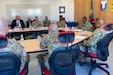 Army Field Support Battalion-Mannheim hosted U.S. Army Sustainment Command’s top leader at the battalion headquarters, Coleman Army Prepositioned Stocks-2 worksite, in Mannheim, Germany, Aug. 12. The commanding general of ASC, Maj. Gen. David Wilson, was greeted by leaders from the 405th Army Field Support Brigade and AFSBn-Mannheim at the APS-2 worksite and given an operations and capabilities briefing.