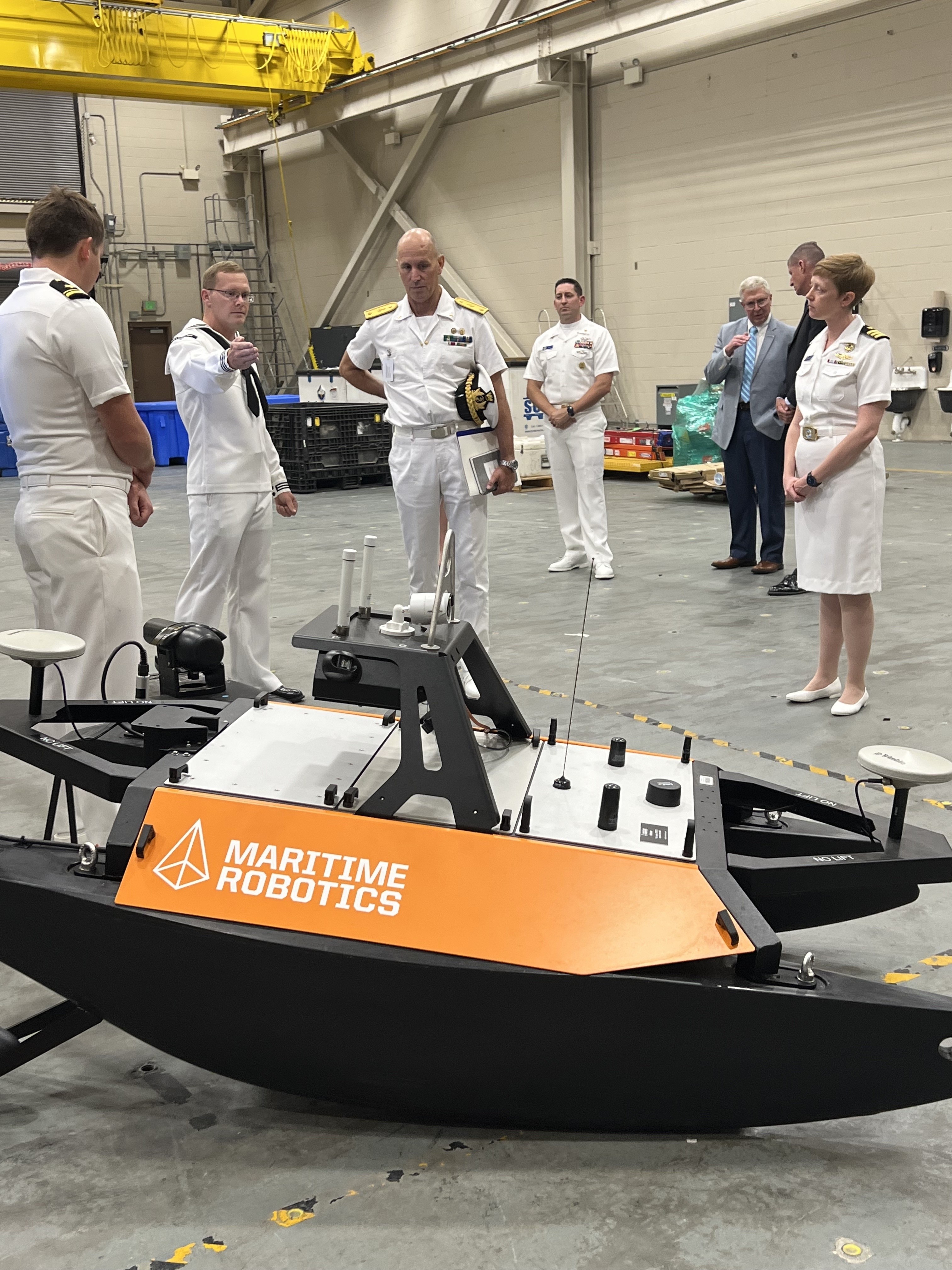 STENNIS SPACE CENTER, Miss.— U.S. Naval Meteorology and Oceanography Command hosted representatives from the Italian Hydrographic Institute (IIM) for a tour of commands and familiarization of operational capabilities, July 22, 2022.