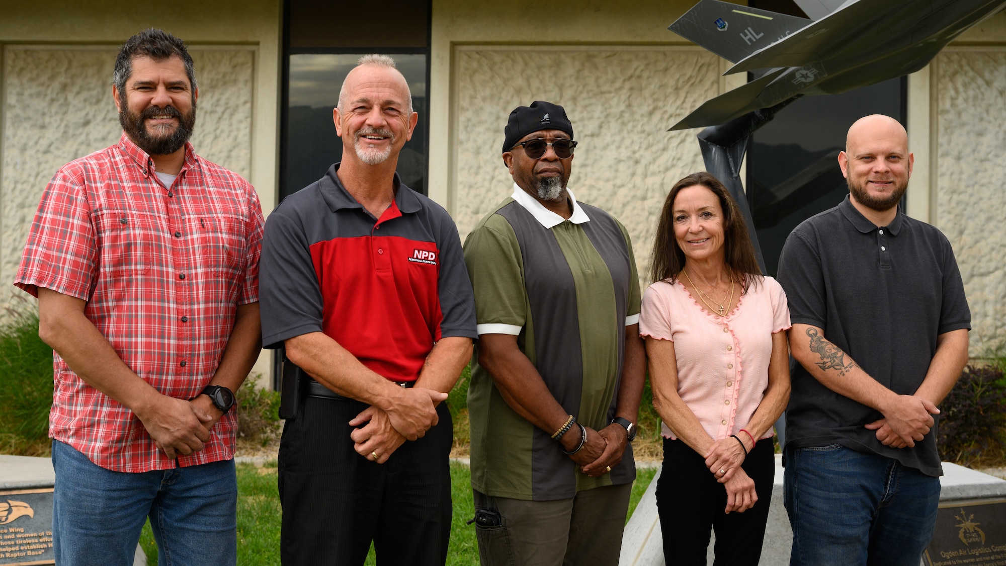 Community Resilience Program coordinators lined up left to right.