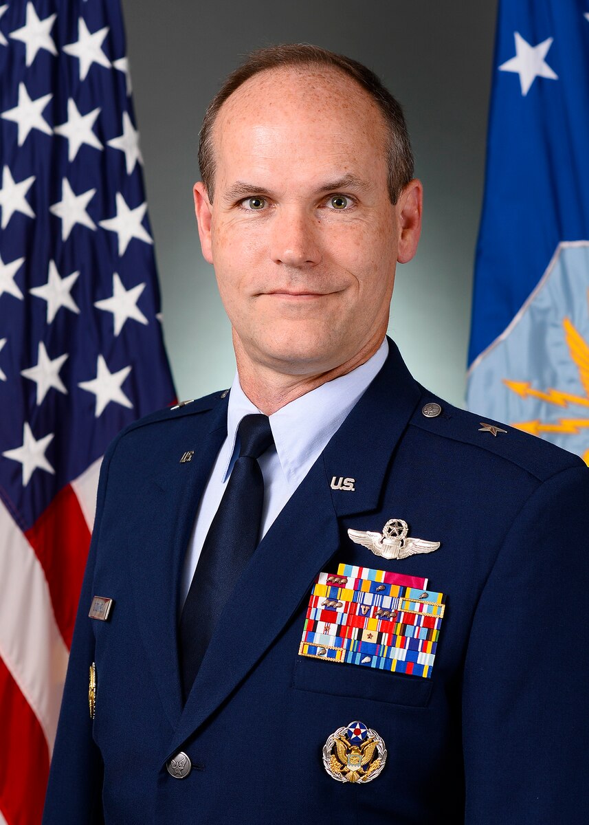 This is the official photo of Brig. Gen. Jefferson O'Donnell. (U.S. Air Force photo by Tech. Sgt. Joshua Dewberry)