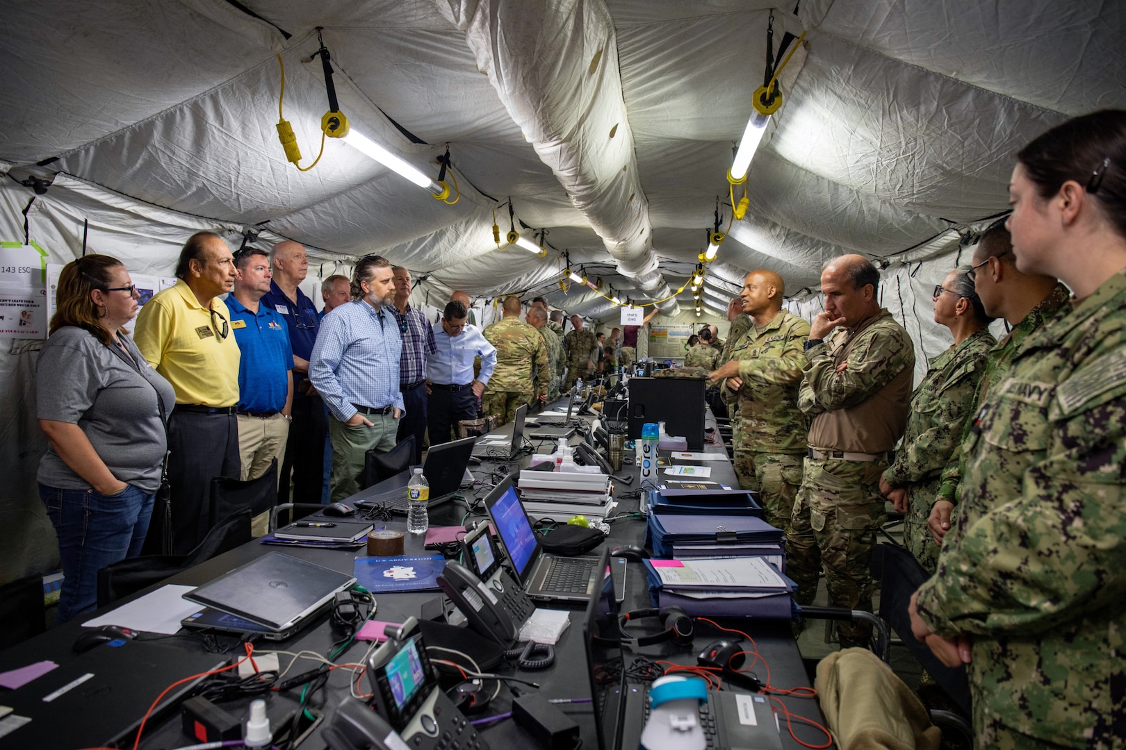 SA Chamber of Commerce members visit Army South, PANAMAX 2022 exercise