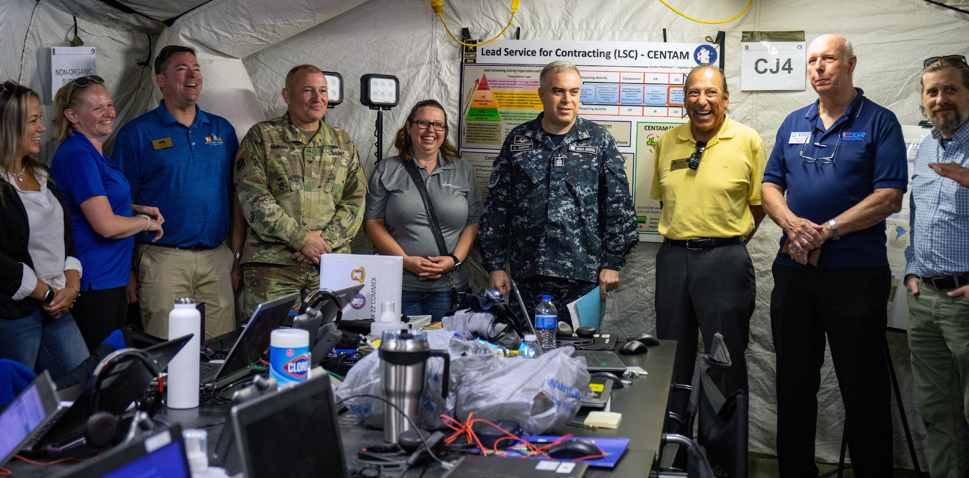 SA Chamber of Commerce members visit Army South, PANAMAX 2022 exercise