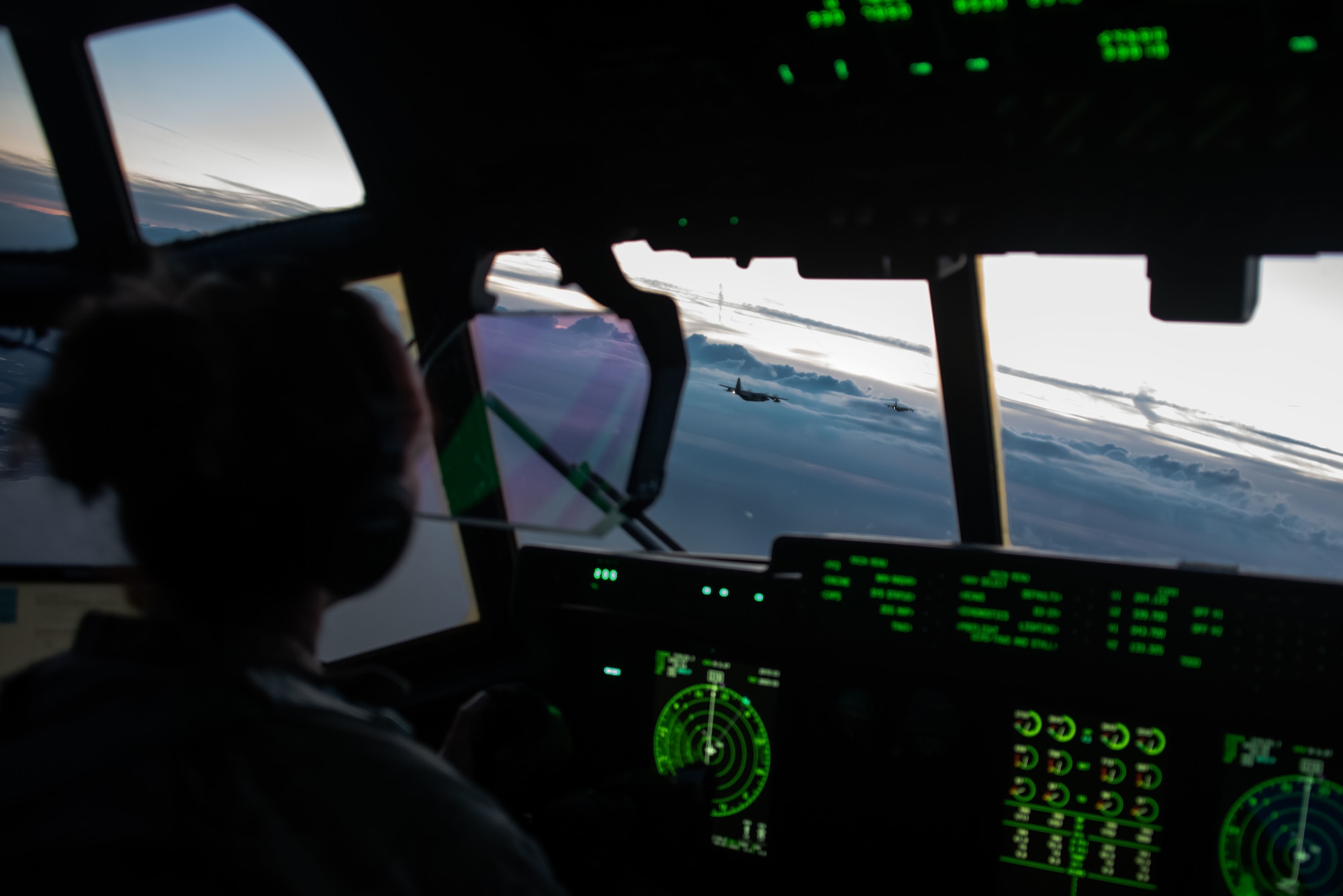 woman flies plane