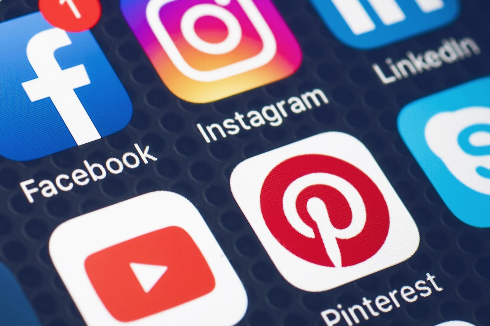 Icons represent different social media platforms.
