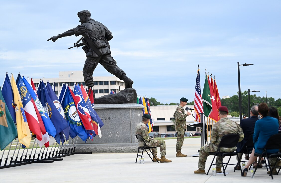 BG Beaurpere assumed command of the Army's Special Operations Center of Excellence from MG Patrick B. Roberson