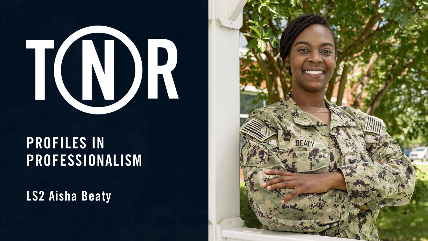 When Logistics Specialist 2nd Class Aisha Beaty first joined the Navy, she was an operations specialist aboard the Nimitz-class aircraft carrier USS Carl Vinson (CVN 70). The darkness of the ship’s combat direction center was her norm. She spent much of her workday monitoring a console under blue light, ensuring there were no threats to the ship and its Sailors.