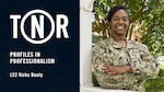 When Logistics Specialist 2nd Class Aisha Beaty first joined the Navy, she was an operations specialist aboard the Nimitz-class aircraft carrier USS Carl Vinson (CVN 70). The darkness of the ship’s combat direction center was her norm. She spent much of her workday monitoring a console under blue light, ensuring there were no threats to the ship and its Sailors.