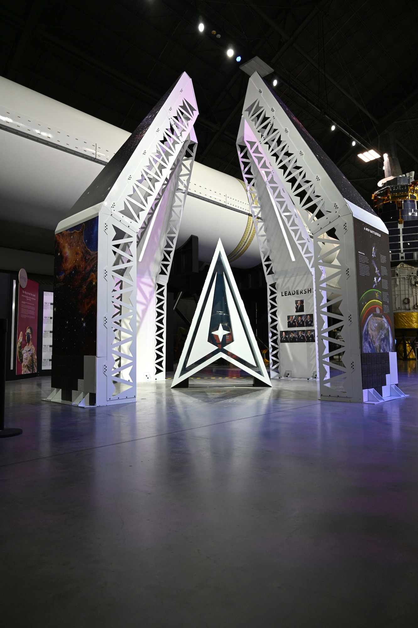View of the U.S. Space Force Exhibit.