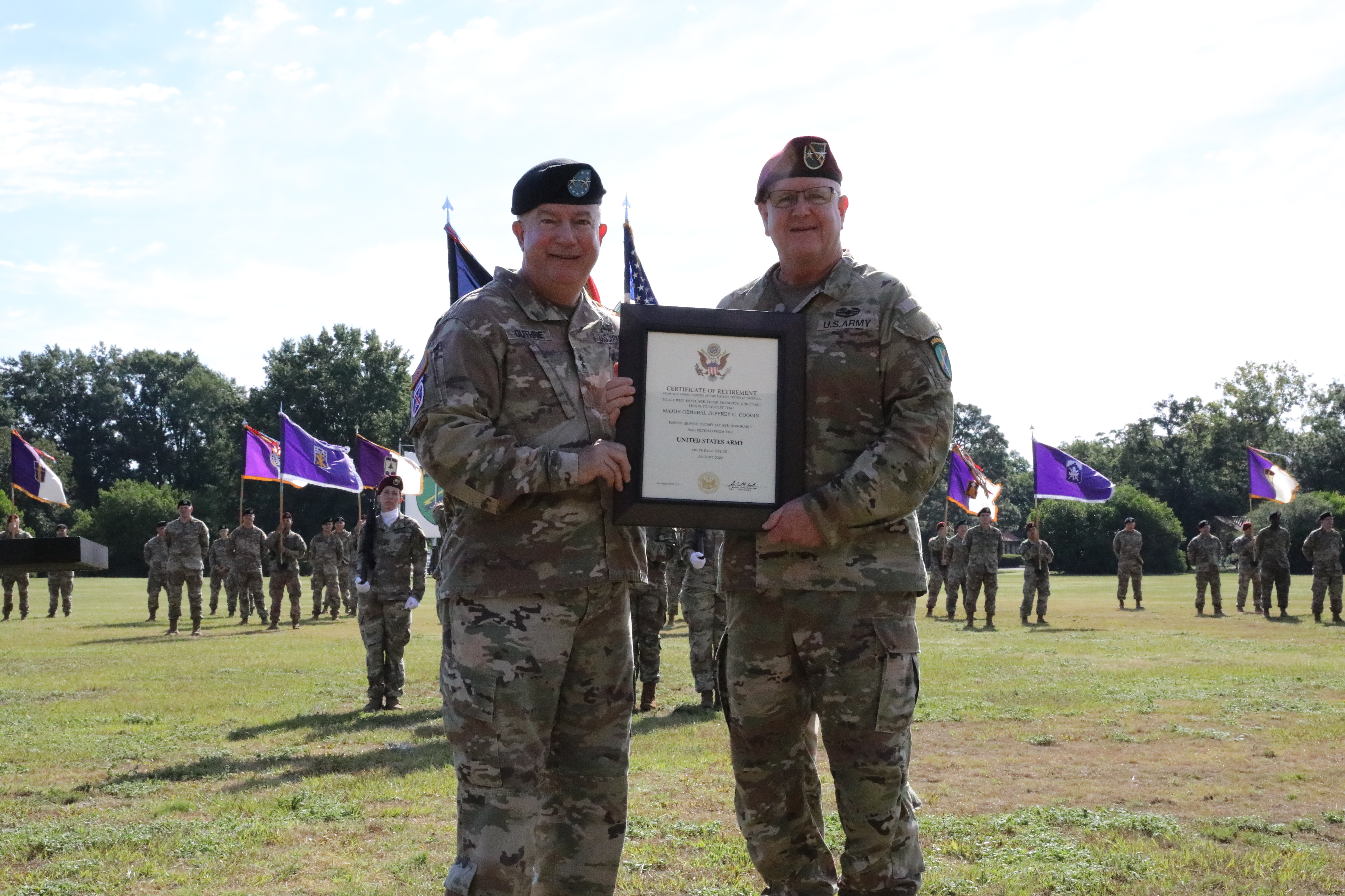 Triple ceremony brings a new command team to USACAPOC(A) > U.S. Army  Reserve > News-Display