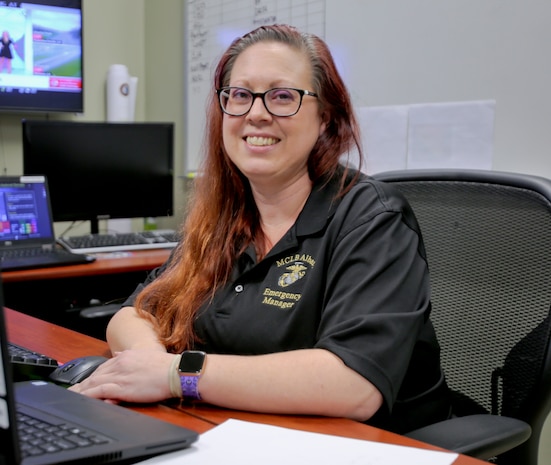 Jenna Chang has been the installation emergency manager for Marine Corps Logistics Base Albany since 2020. She has worked in various regions throughout the United States and brought with her to MCLB Albany a wealth of knowledge and experience. (U.S. Marine Corps by Jennifer Parks)