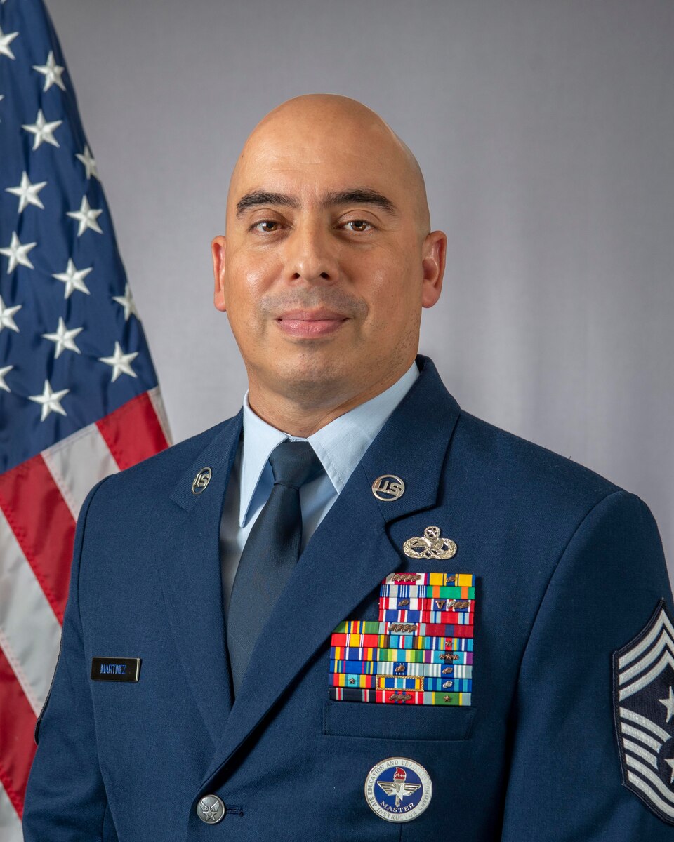 Chief Master Sergeant Peter A. Martinez serves as the Command Chief of the 4th Fighter Wing at Seymour Johnson Air Force Base, North Carolina.