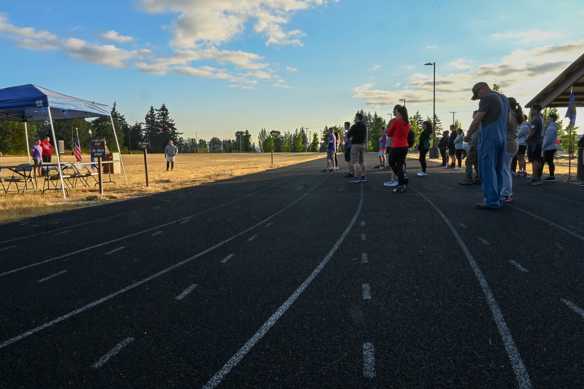 Supporters of Danielle Lynch participate in a fundraising run to raise awareness and support for domestic violence victims