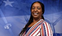 Rozeka Gates, U.S. Army Space and Missile Defense Command’s G-8 executive assistant, is the new USASMDC Survivor Outreach Services program coordinator. (U.S. Army photo by Ayumi Davis)