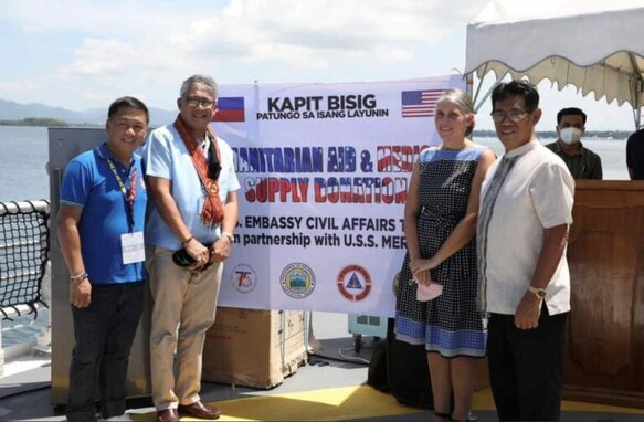 U.S. Donates PHP 1.6 Million in Disaster Relief, Medical Supplies to Palawan